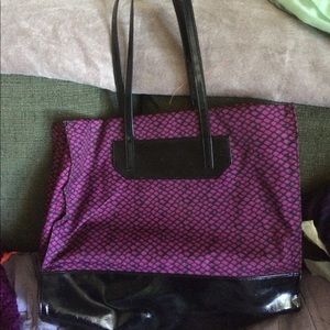 Pink tote bag